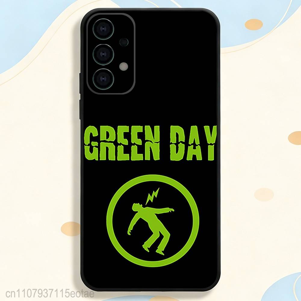 

BAND G-Green Day Phone Case for Samsung S series s21 s22 s23 s24 s25 S26 FE Plus Ultra TPU Soft to Skin-friendly case SamsungS235G