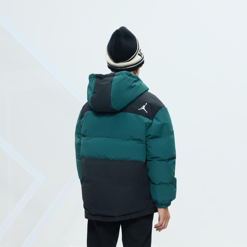 Jordan Down Jacket Warm Comfortable Skin-Friendly Kids Jackets Mediterranean-Green JD2442061GS-001