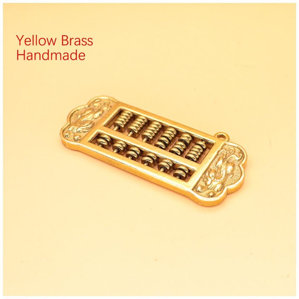 Trinket Accessories Creatively Imitation Fashion Abacus Rolls Decor Chains Simulation Pendant Key Brass Calculating