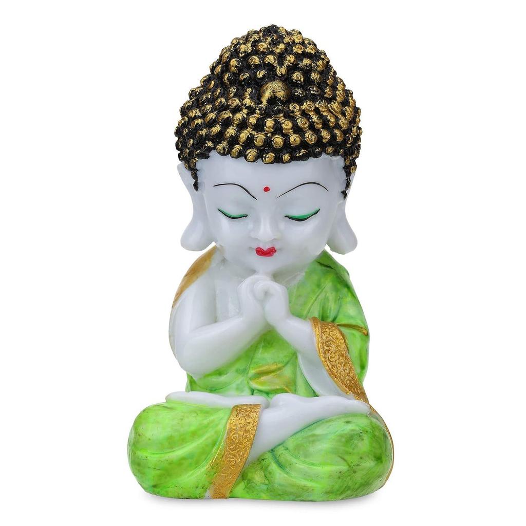 Полирезиновая статуэтка Будды Декоративная фигурка Маленький Будда-монах