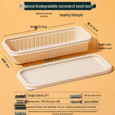 Eco-Friendly Disposable Round Meal Box