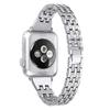 For Apple Watch Series 10 42mm/9 8 7 41mm/6 5 4 SE SE (2022) SE (2023) 40mm/3 2 1 38mm Smart Watch Metal Strap Rhinestone Decor Replacement Wristband