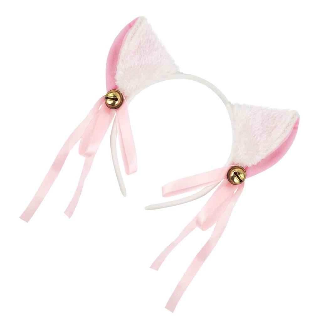 Kitten Headbands Cosplay Bell Cat Ear Hairbands Headwear Makeup Washing Face Hairbands Birthday Party
