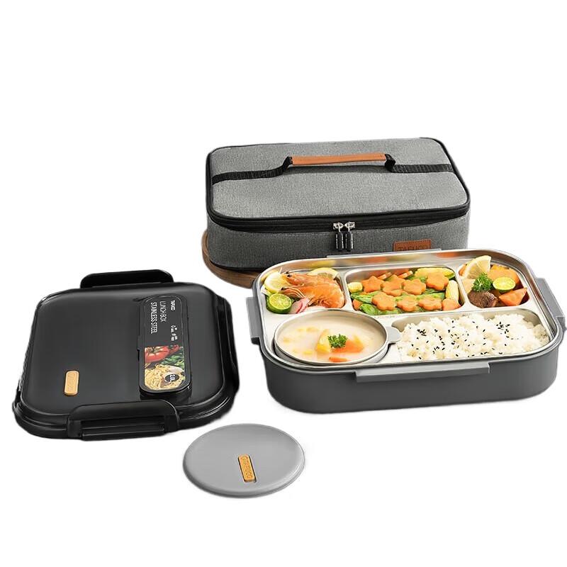 TAFUCO 304 Stainless Steel 5-Compartment Lunch Box