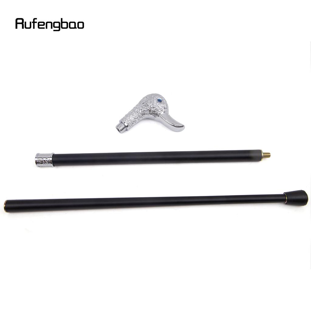 White Duck Head Fashion Walking Stick Decorative Stick Cospaly Vintage Party Fashionable Walking Cane Crosier 95cm