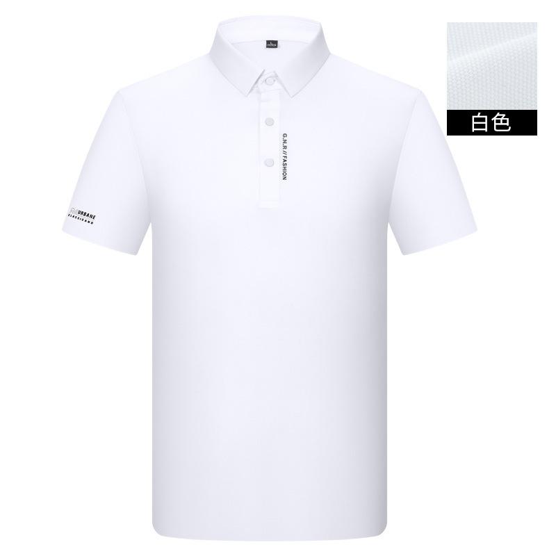 Men s T-Shirt Fashion Casual Versatile Lapel Collar T-Shirtpolo M