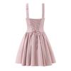 Sleeveless Chic Square Neck Mini Dress: 2026 Sexy Slimming Style