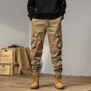 Autumn New Men's Sports Outdoor Overalls Versatile Fashion Loose Wear-resistant Simple High Arcade Pants