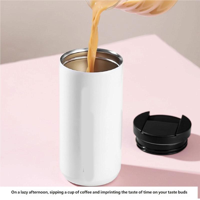 304 Stainless Steel Vacuum Insulated Coffee Cup Retains Liquids Warm or Cold Any Day Perfect for Students Professionals