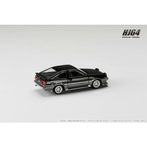 1/64 scale Toyota Sprinter Trueno Late Model JDM Style Black/Gray