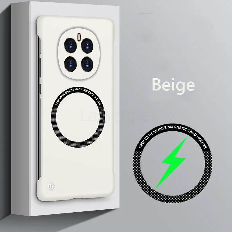 

Для Magsafe Магнитный безрамный жесткий чехол для ПК для Honor Magic 7 Pro Magic7 6 5 4 Pro Противоударный чехол для Honor Magic 7pro X9C Smart X7C 4G X60 For Honor Magic7 белый