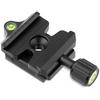 Haoge Quick Release QR Clamp Adapter Converter, Compatible with Manfrotto RC2 System and Arca-Swiss.