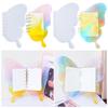 Quicksand Notebook Silicone Mold Butterfly Notebook Cover Epoxy Resin Mould Resin Shaker Casting Molds DIY Jewelry Craft