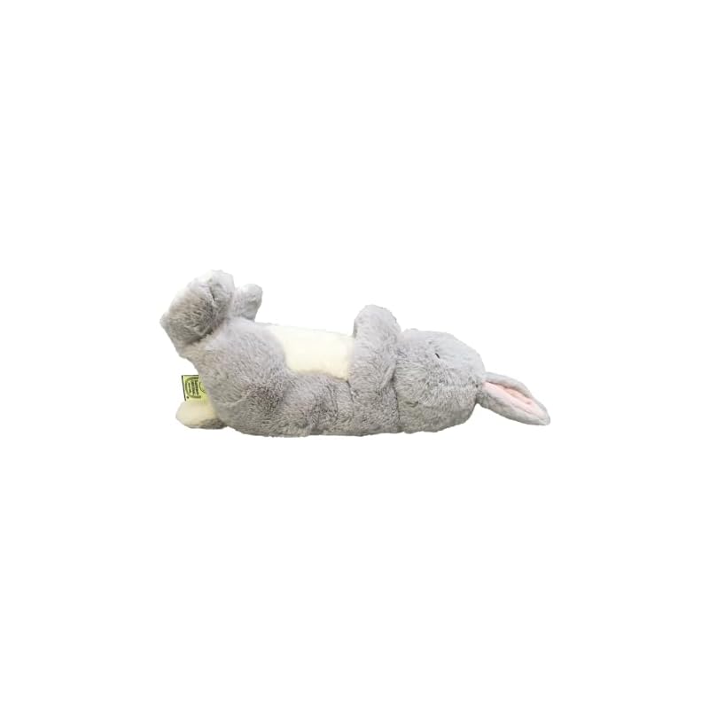 Sunlemon Knee-Hugging Rabbit, Sleeping Soundly, Gray, 17 X 14 X 36 Cm, Plush Animal, Cute Rabbit, P-9532