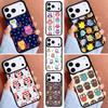 Cartoon Owl Collage Phone Case for iPhone 16e 15 14 13 12 17 Pro Max Plus Air 17pro Cover Coque