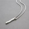 Accessories, Simple Stainless Steel Cylindrical Twisted Pendant Men, Titanium Steel Men's Necklace