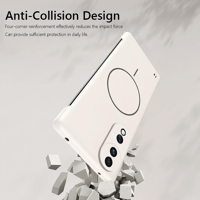 Für rahmenlose magnetische kabellose Lade-Handyhülle Für Honor 70 Honor 90 Honor70 Honor90 Schlanke harte Rückabdeckung