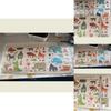 Cute Zebra Tiger Giraffe Cartoon Animal Pattern Wall Decor Stickers For Childrens Room And Study
