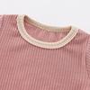 Baby Spring and Summer Romper Baby Fart Clothes Ribbed Baby Onesie Triangle Romper Newborn Romper