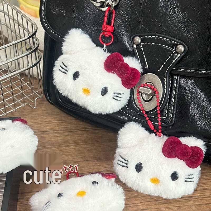Hello Kitty Sweet Bow Plush Keychain & Bag Charm (5 Pcs)