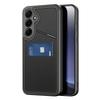 Dux Ducis Rafi II hoesje voor Samsung Galaxy S25 met standaard en portemonnee - zwart