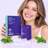 Teeth whitening strips: precisely fit the teeth, gently brighten the tooth color, leave a fresh scent, and are portable and easy to use