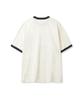 CGP Surfer Cat Ringer Short Sleeve T-Shirt - Cream