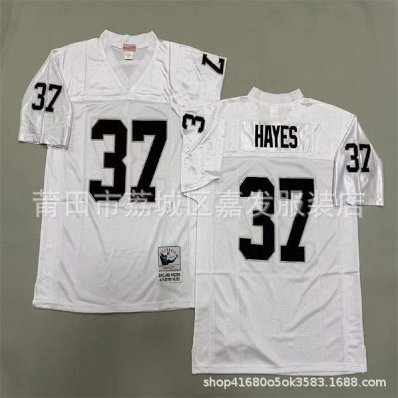 Rugby Jersey Oakland Raiders Retro Style Embroidered Football Uniform Mens Cotton Sport Shirt