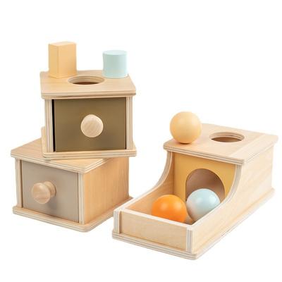 Montessori Baby Spielzeug Holz Münze Box Schublade Spiel Lernen Frühe Bildung Vorschule Ausbildung Lehre Kinder Aids Spielzeug