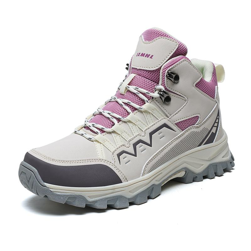 Couples Outdoor Casual Hiking Shoes Four Seasons Breathable Anti-slip Walking Shoes Fashion Men's Plus Size Sports Running Shoes