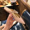 Fashion Slippers Women New Spring/Summer Sexy Diamond Shallow Mouth Pointed Flat Shoe Women's Slippers  Chaussure Femme