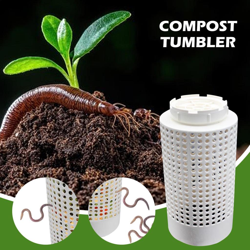 Regenwurm Farm Kompost PVC Kompostbecher Aquakultur Teich Abwasserablauf Filter Kleiner Wurmkompostierer Behälter Zubehör