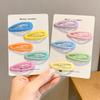 Korean Wave Candy Color Hair Pin Kawaii Simple Basic Hair Clips for Children Headwear Headdress Girls Kids Hair Accessories