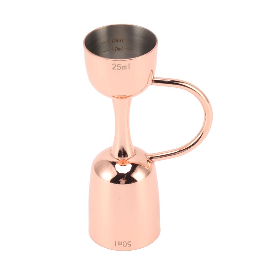 Doppelseitiger Cocktailglocken-Jigger Edelstahl Doppelendiger Weinmessbecher Jigger für Bar