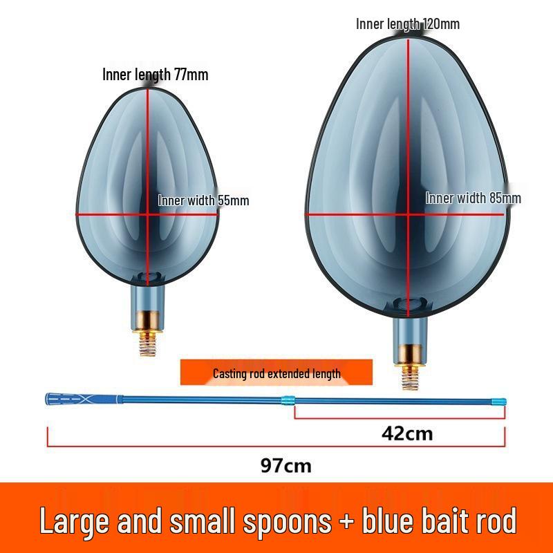 Telescopic Carbon Baiting Spoon Casting Rod for Long-Distance Fishing