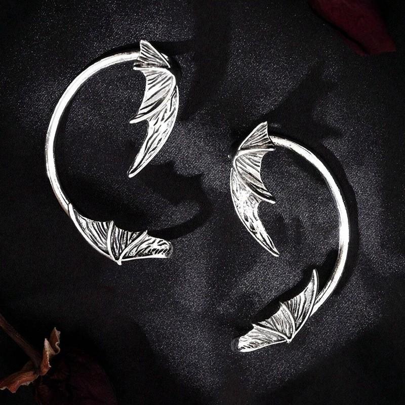 Cercei de Halloween Liliac Vampir Aliaj Bijuterii Gotice Pentru Femei