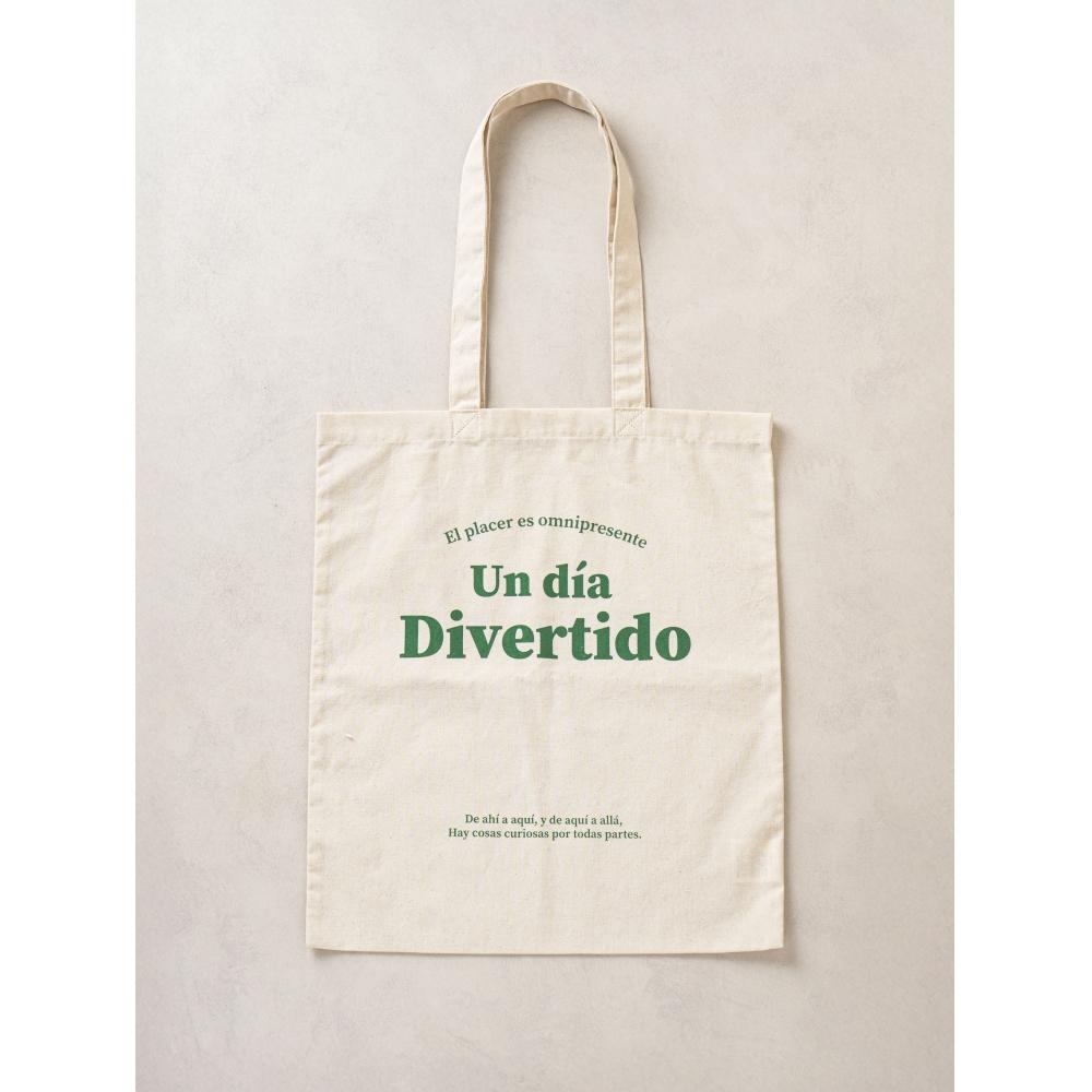 Daiso Basic Printing Eco Bag Green