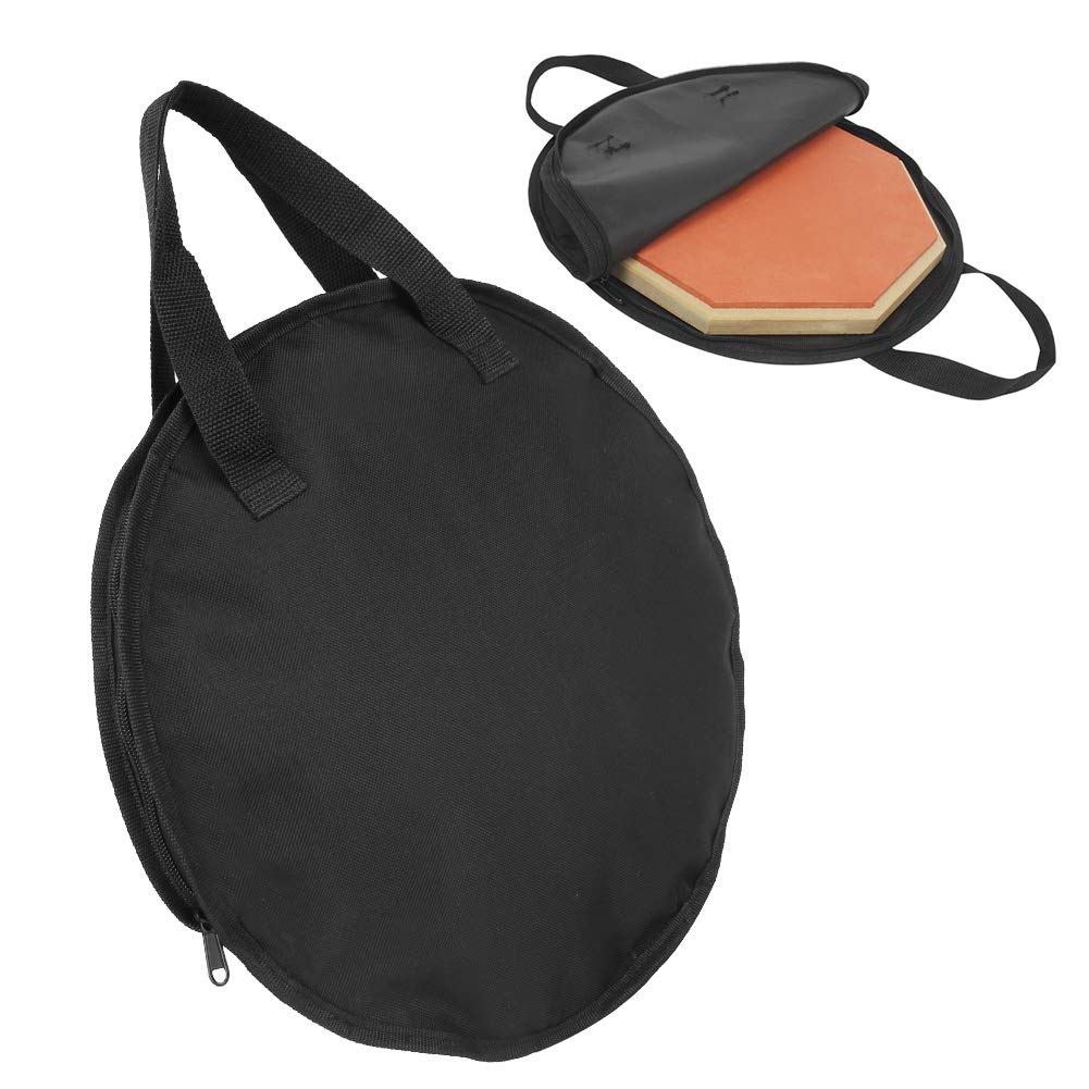 Alomejor Dumb Drum Bag Drum Storage Pouch Cymbal Case Waterproof Portable Durable Wear Resistant Easy To Carry Drum Bag Dumb Drum Drum Stand &