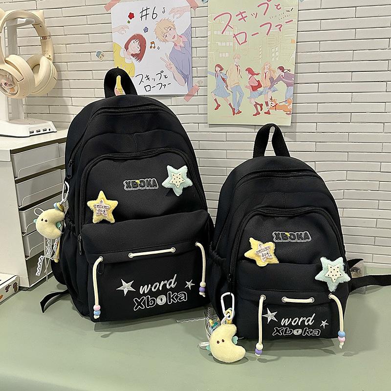 Schoolbag Korean version schoolbag female college student leisure college style computer backpack cute large capacity junior high school student class
