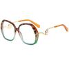 Elegant Large Frame Womens Reading Glasses Transparent Fashionable Designer Pearl Eyeglasses Anti Blue Light Magnifying