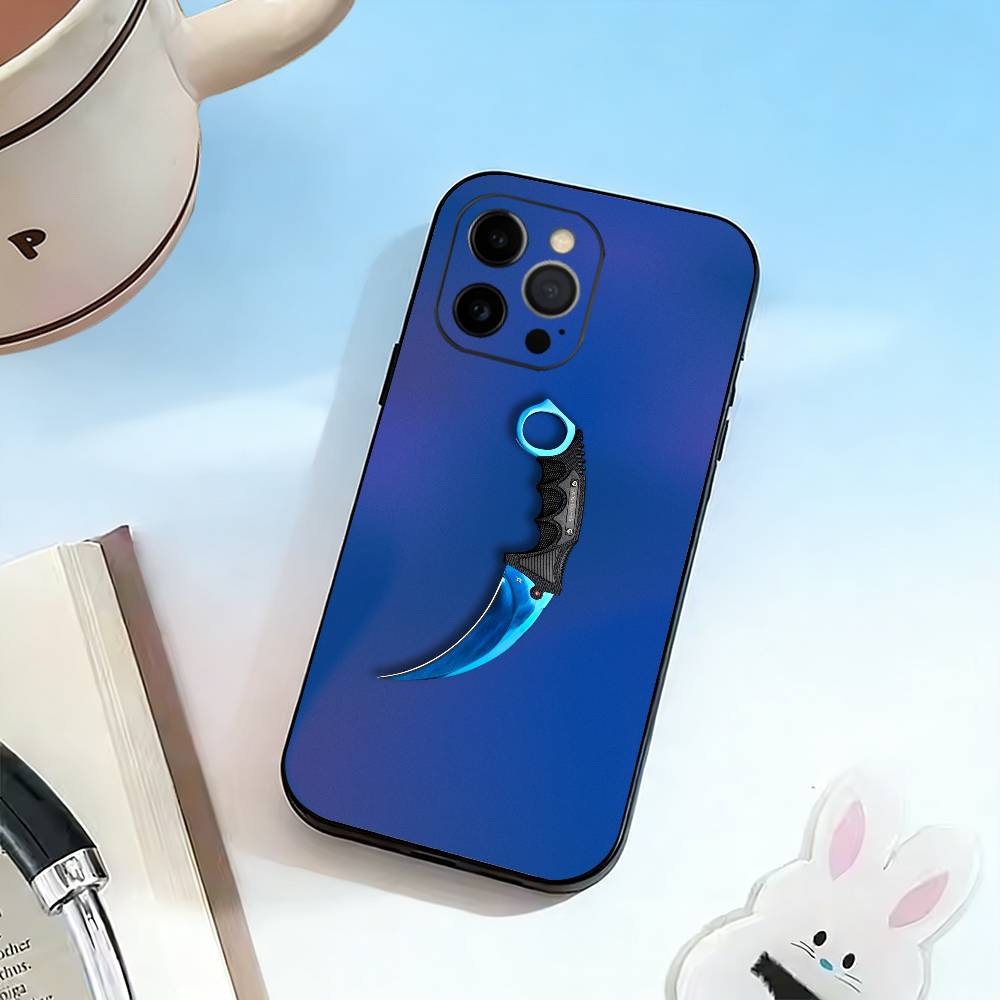 Game Counter Strike CS GO GO Phone Case For iPhone 17, 16,15,14,13,12,11 Plus,Pro Max, Others Soft Black Cover