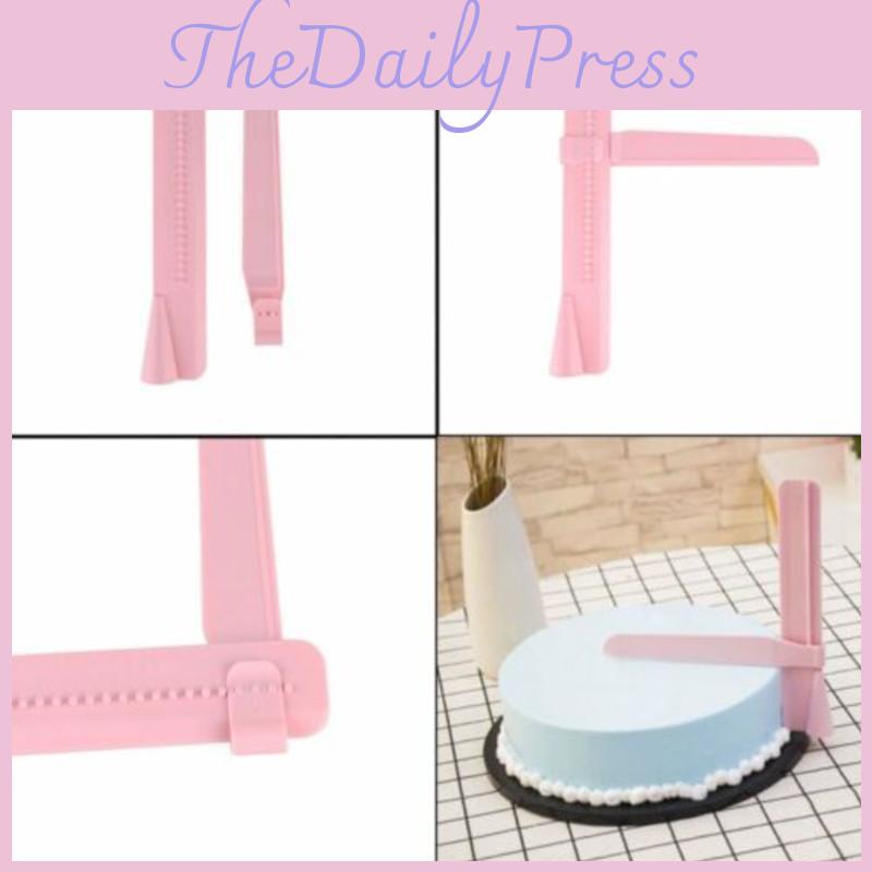 Premium Verstellbarer Fondant-Kuchenschaber für müheloses Verteilen von Zuckerguss und Creme