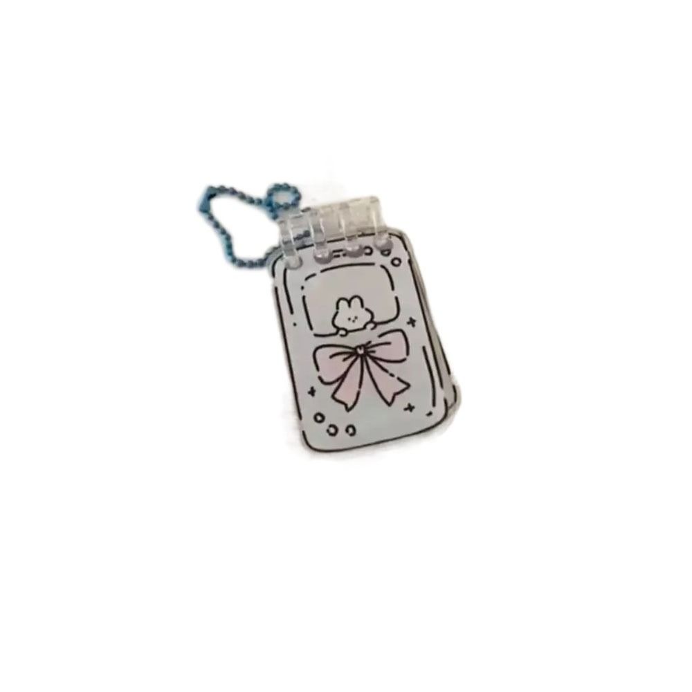 Loose-Leaf Photo Frame Key Chain DIY Photo Keychain Computer Phone Shape Bag Pendant Gift