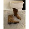 Korean Version Retro French Short Boots Small Square Head Western Boots Medium Boots Women'S Boots