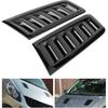 Hood Vents, 2Pcs Universal Car Hood Vent Wear Bonnet Vents Practical Engine Hood Vents for Focus RS MK2 (Glossy Black)