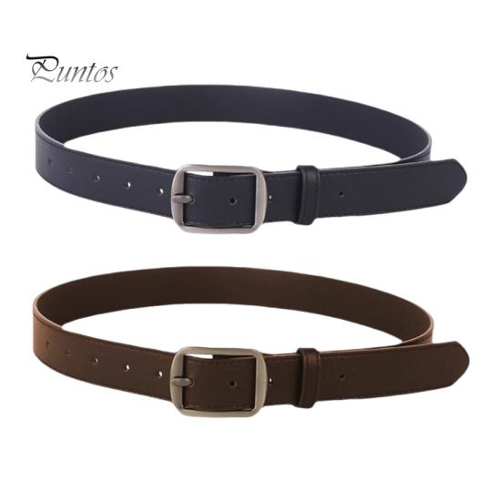 Unisex Retro Belte Multi Hull Justerbar Design Denim Western Stil Jeansbelte Kunstlær Buksebelte