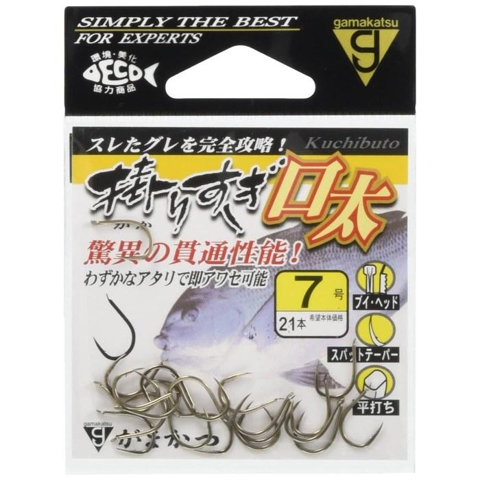 Gamakatsu Kakesugi Hook Wide Mouth Size 7 - Brown, No. 7