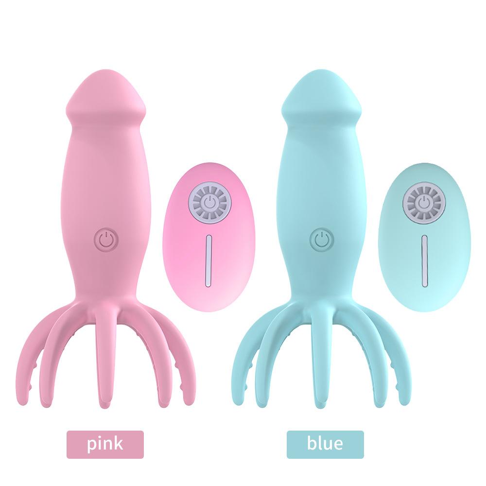 Remote Control Wireless Charging Small Octopus Vibrator Female Octopus Vibrator Masturbation Device Adult Products Factory