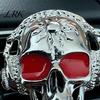 Gothic Auto Accessories Skull Car Vent Clips, Metal Head Air Essential Oil Diffuser for Freshener Charm, Halloween Interior Accessory Men Women Retro