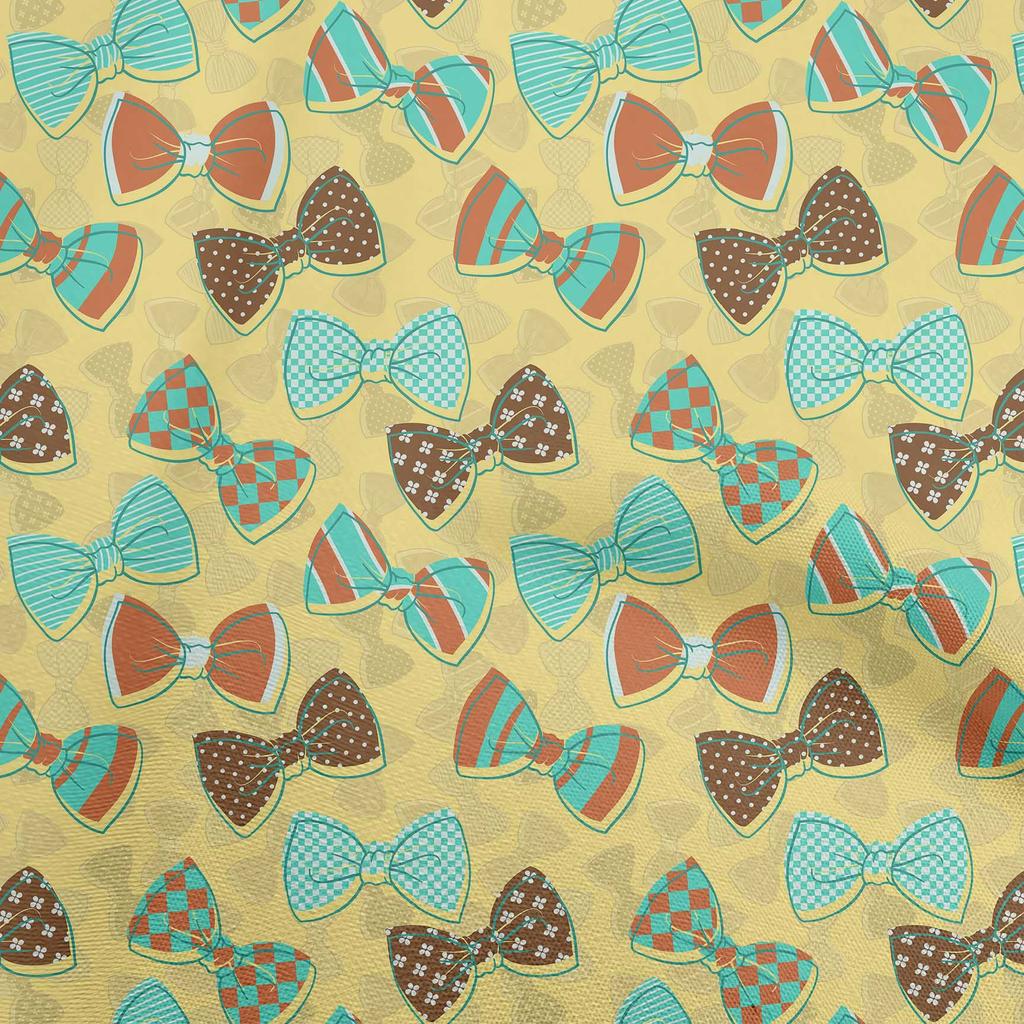 oneOone Țesătură din bumbac Flex verde lime Țesătură cu papion pentru copii pentru cusut țesături artizanale imprimate la oarde 40 inch